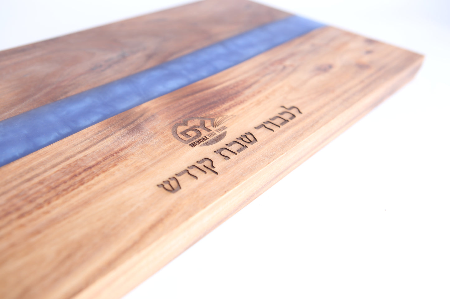 Blue Board With Logo Engraved
