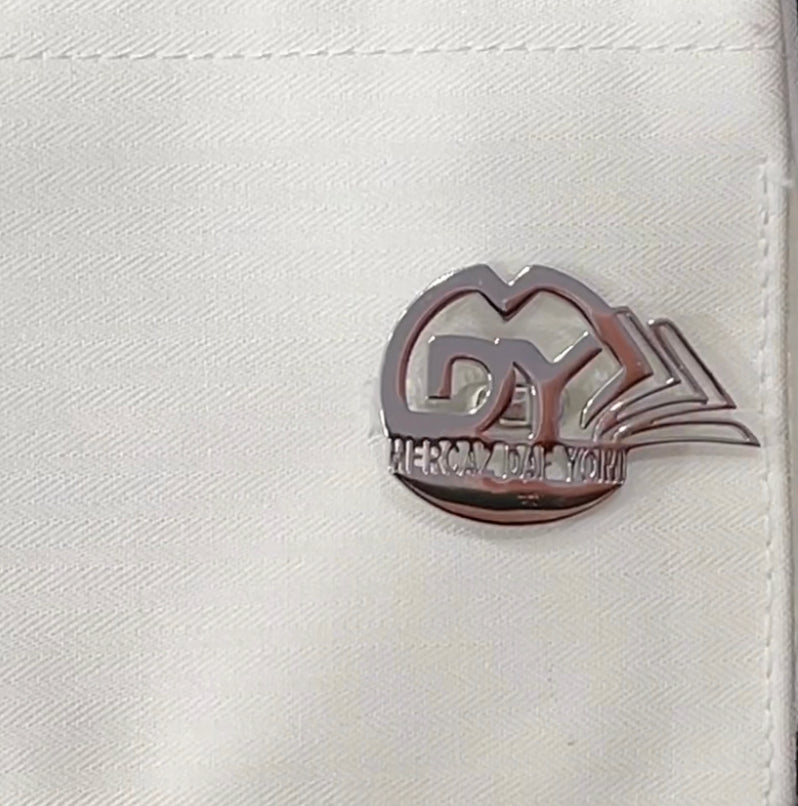 MDY Cufflinks GOLD (Color) Polished Stainless Steel